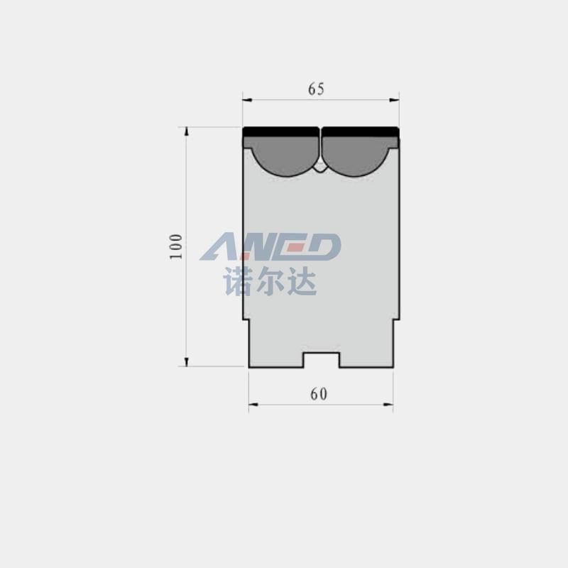 No indentation press brake tooling